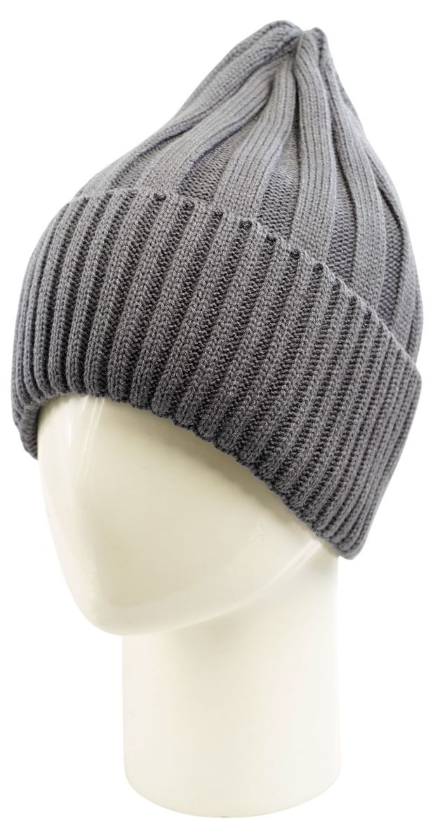 Шапка женская Fishka графит, р. 56-58