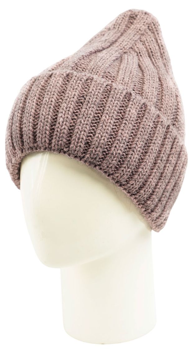 Шапка женская Fishka пепел-лиловый, р. 56-58