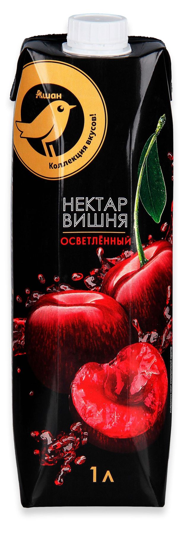 Нектар АШАН Золотая птица вишневый осветленный 1 л 140₽