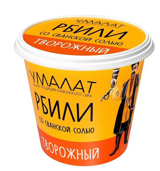 Сыр творожный Рбили Умалат со сванской солью 60% БЗМЖ, 130 г