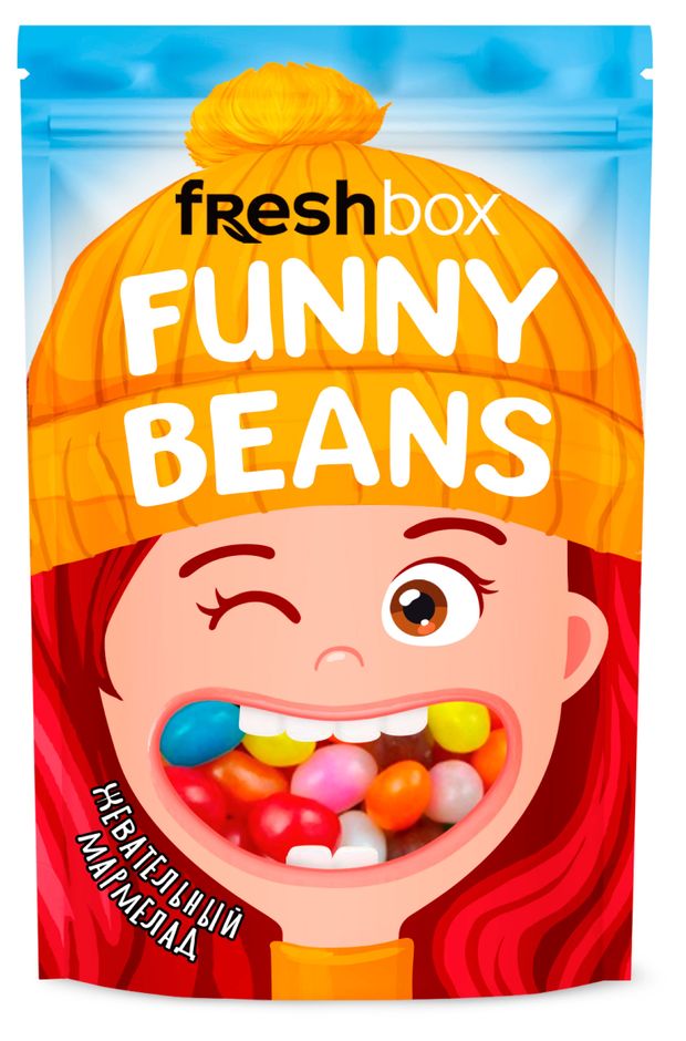 Мармелад жевательный Freshbox Funny Beans, 33 г