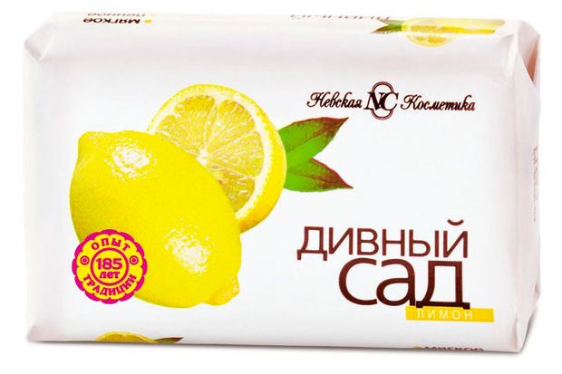 Мыло туалетное Невская косметика Дивный сад с лимоном, 90 г