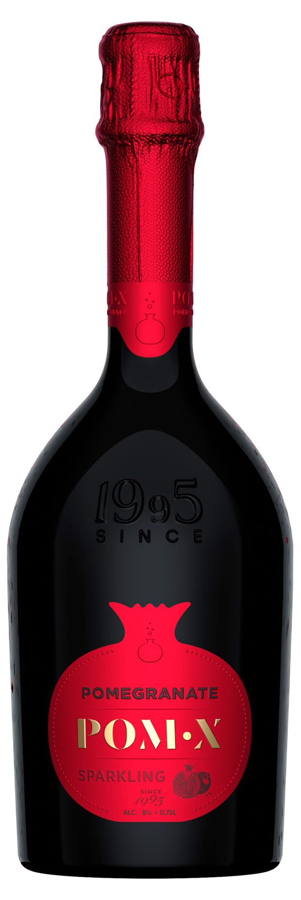 Плодовый алкогольный продукт Pom-X полусладкий с гранатом Армения, 0,75 л