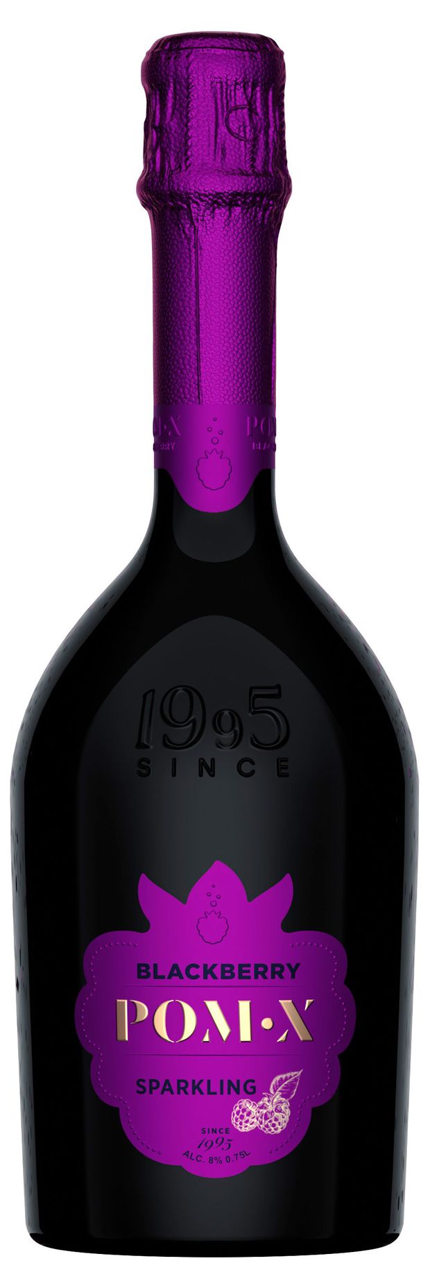 Плодовый алкогольный продукт Pom-X полусладкий с ежевикой Армения, 0,75 л