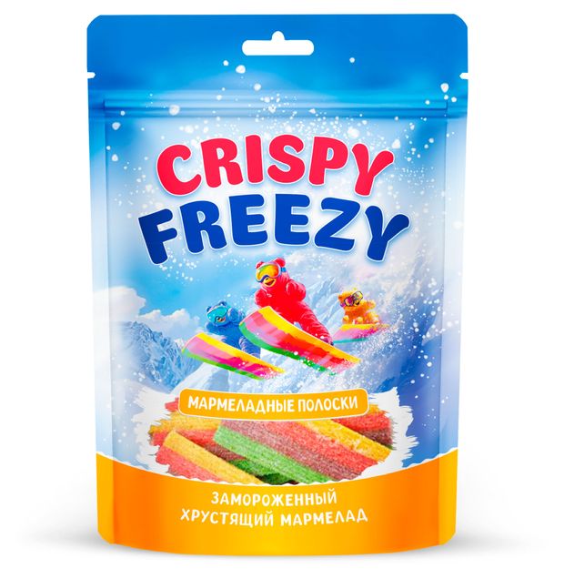 Мармелад жевательный Freshbox Crispy Freezy Полоски, 85 г