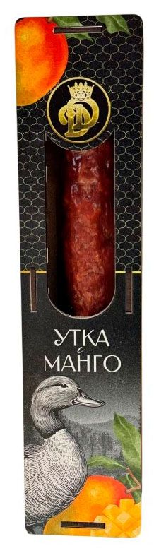 Колбаса сырокопченая Деликатес Дичь Утка с манго, 210 г