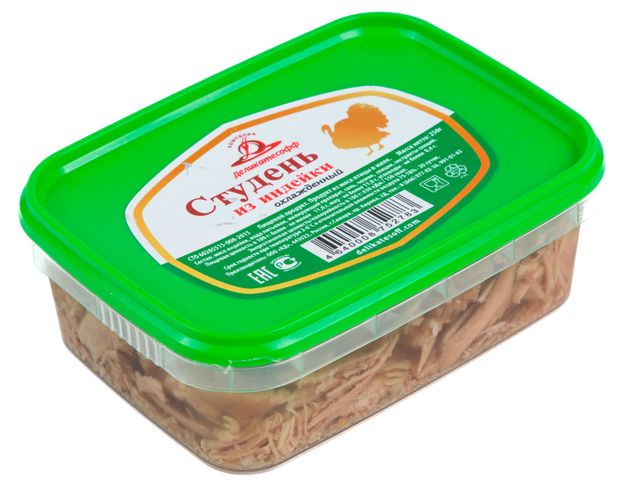 Студень из индейки Деликатесофф охлажденный 260 г 190₽