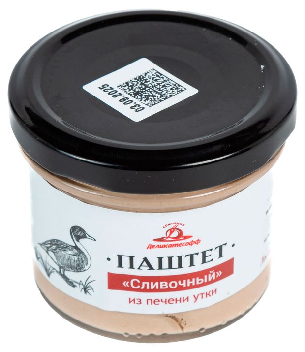 Паштет из печени утки Деликатесофф Сливочный, 100 г