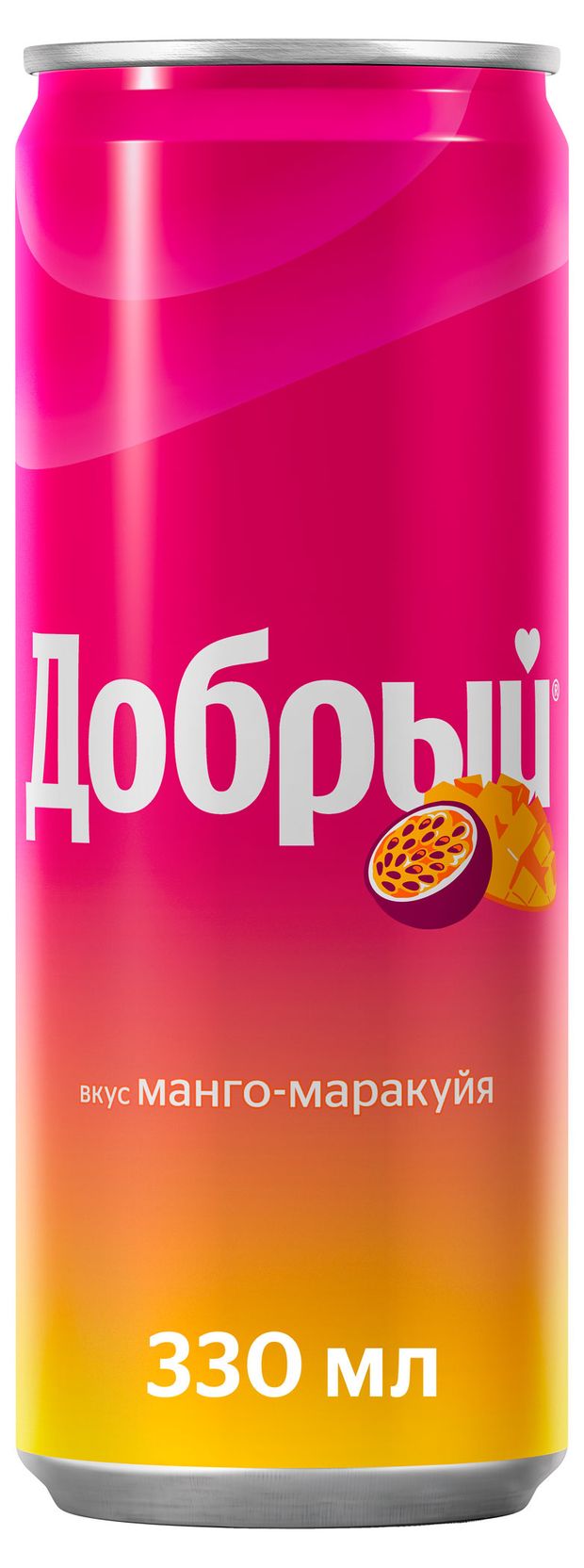 Вода, соки, напитки Напиток газированный Добрый Манго-Маракуйя, 330 мл