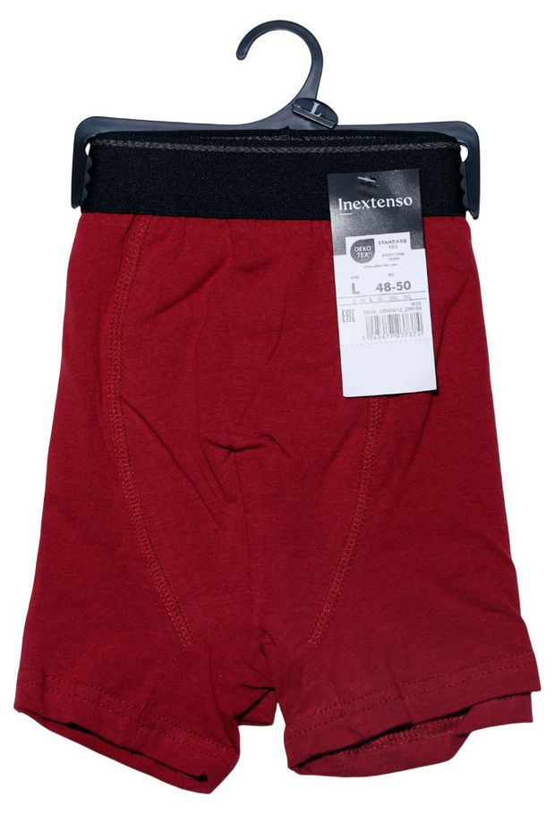 Трусы-боксеры мужские InExtenso бордовые, р S-3XL