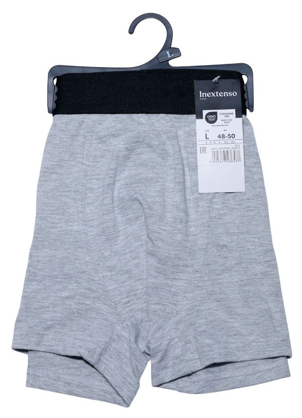 Трусы-боксеры мужские InExtenso светло-серые, р. S-3XL