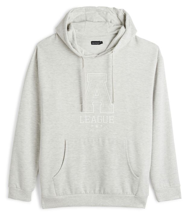 Толстовка мужская InExtenso флис серая, р S-3XL