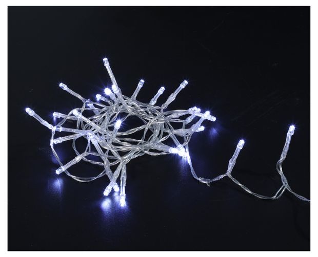 Гирлянда электрическая Actuel на батарейках 30 LED холодный белый, 2,9 м