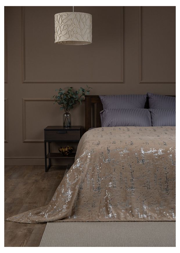 Плед фланель Texrepublic Бежевый 150х200 см 1300₽