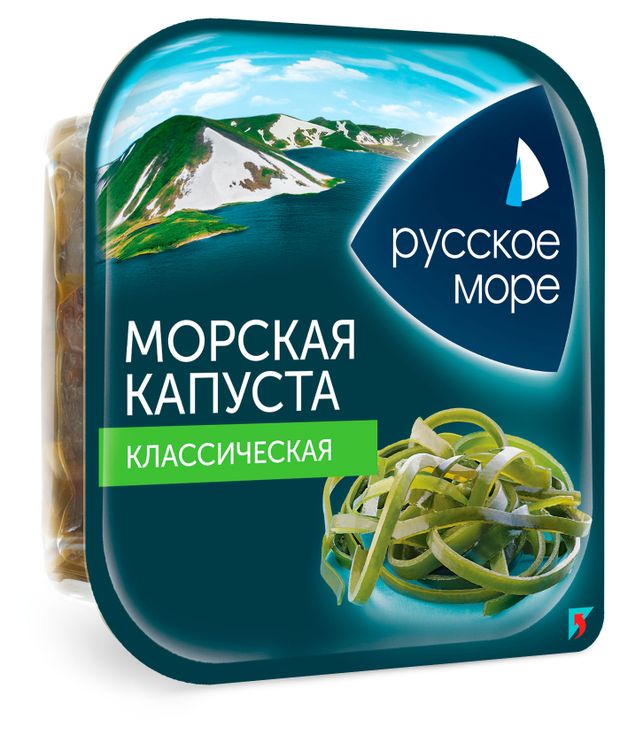 Морская капуста Русское море Классическая маринованная, 200 г