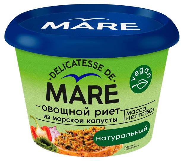 Риет овощной Mare из морской капусты vegan, 150 г
