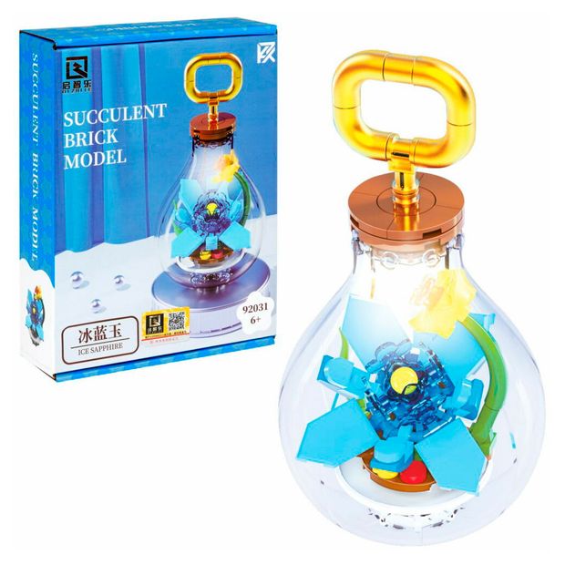 Конструктор 1TOY Blockformers Голубой цветок