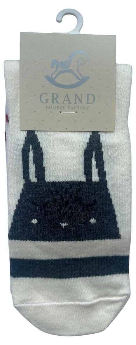 Носки детские ТОП Лисоньки белые, р 22-24