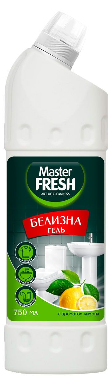 Гель-белизна Master Fresh лимон, 750 мл