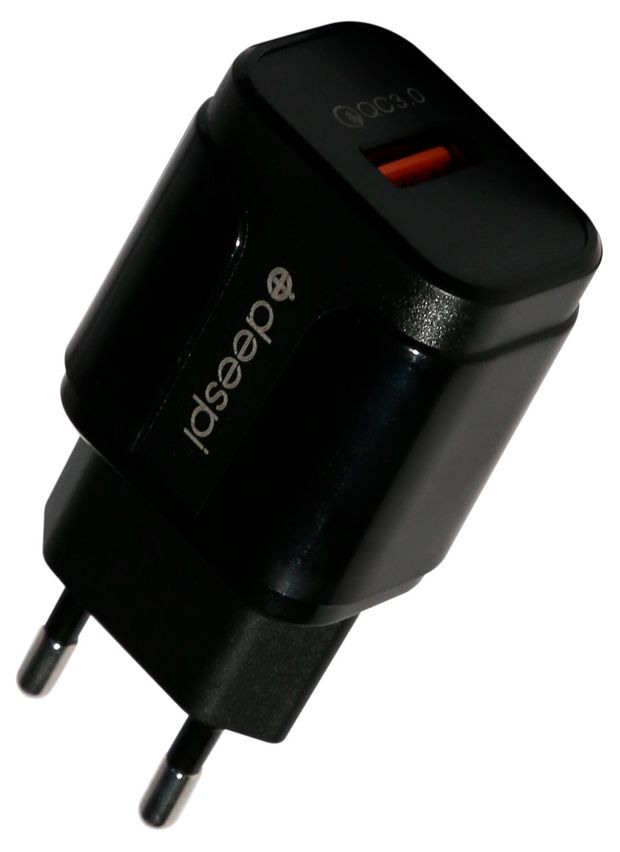 Сетевое зарядное устройство Red Line GC-14 USB-A QC18W черное 900₽