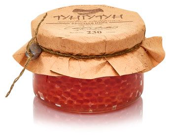 Икра горбуши Тунгутун зернистая, 230 г