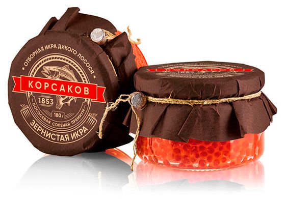 Икра горбуши Корсаков зернистая, 180 г
