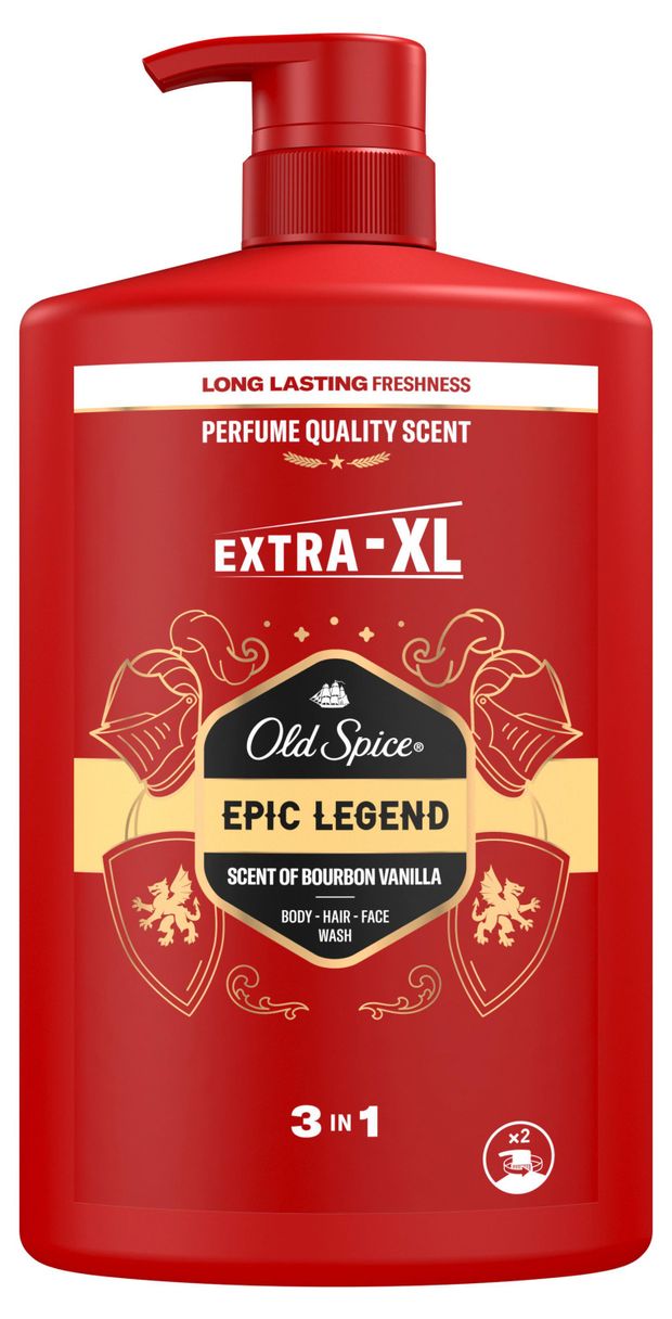 Гель для душа Old Spice Epic Legend 3 в 1, 1 л