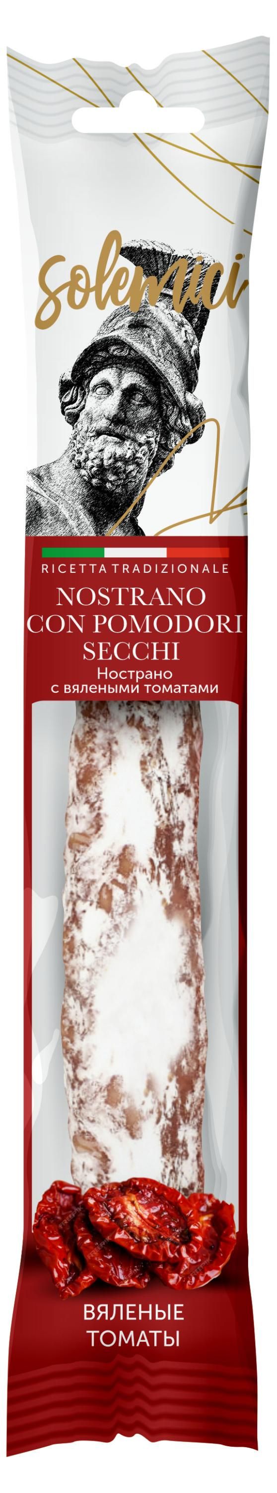 Колбаса сыровяленая Nostrano с добавлением вяленых томатов 110 г 280₽