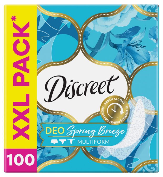 Прокладки ежедневные Discreet Multiform Весенний Бриз, 100 шт