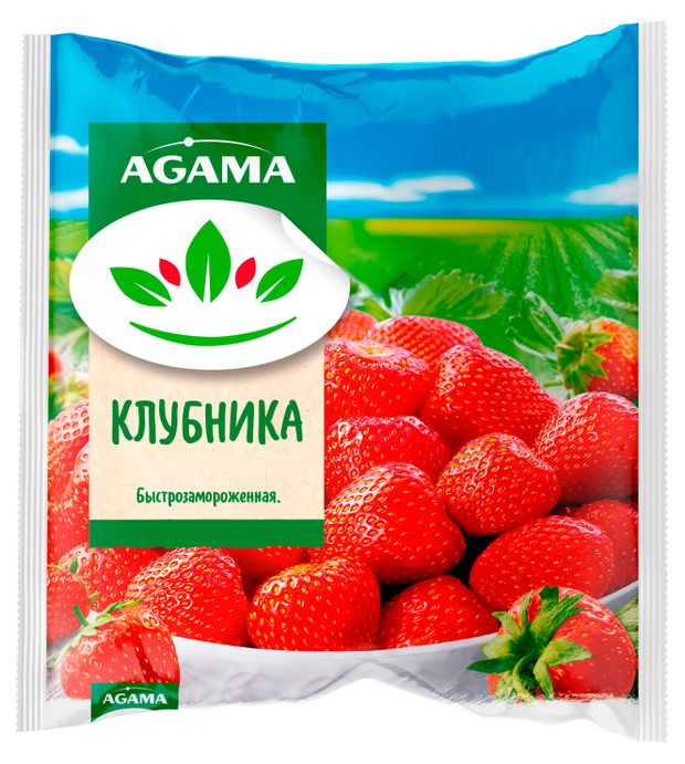 Ягодная смесь Клубника Agama замороженная, 300 г