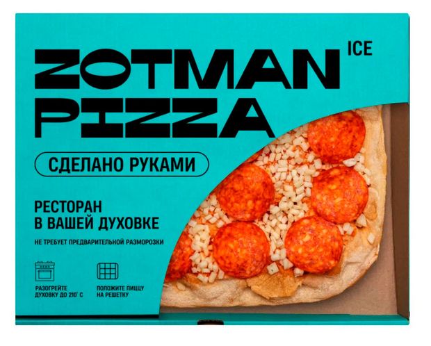 Пицца Римская Zotman Пепперони замороженная, 400 г