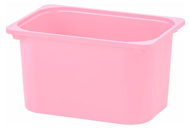 Контейнер Actuel розовый высокий, 42х30х23 см