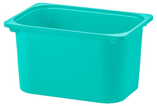 Контейнер Actuel голубой, 42х30х23 см