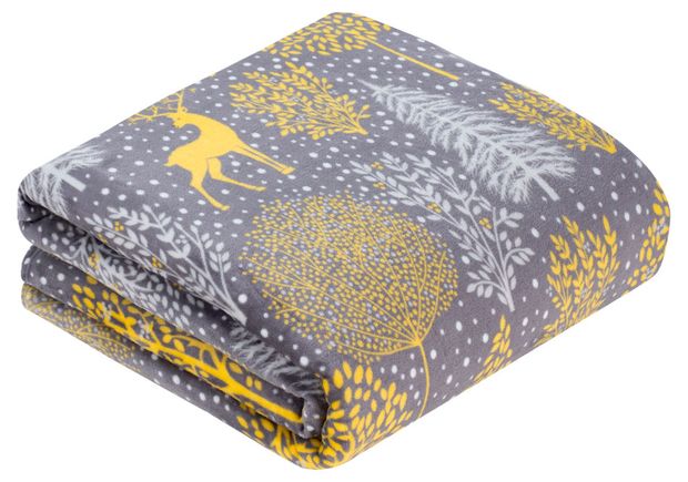 Плед Guten Morgen Рождество велсофт 150х200 см 1100₽