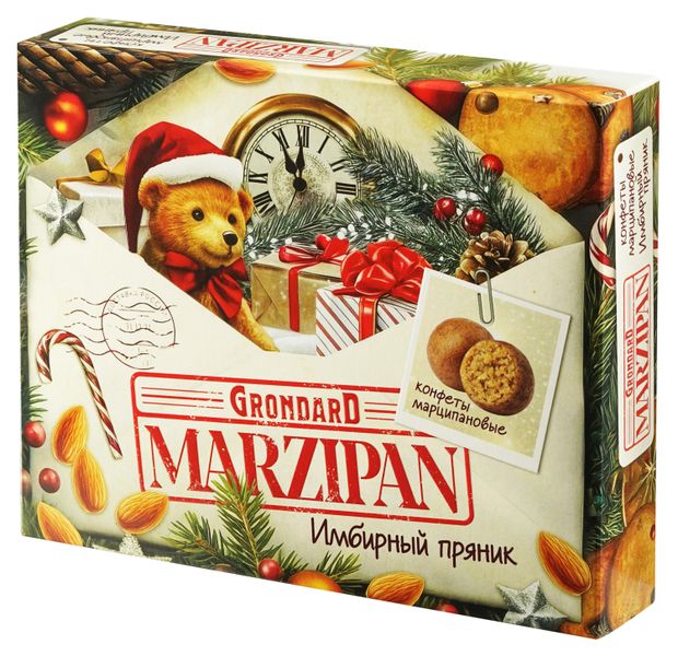 Конфеты GRONDARD Имбирный пряник с марципаном, 115 г