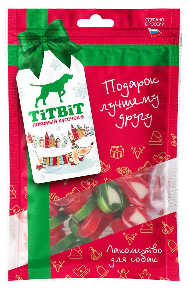 Лакомство для собак TiTBiT Жевательные дольки 80 г 110₽