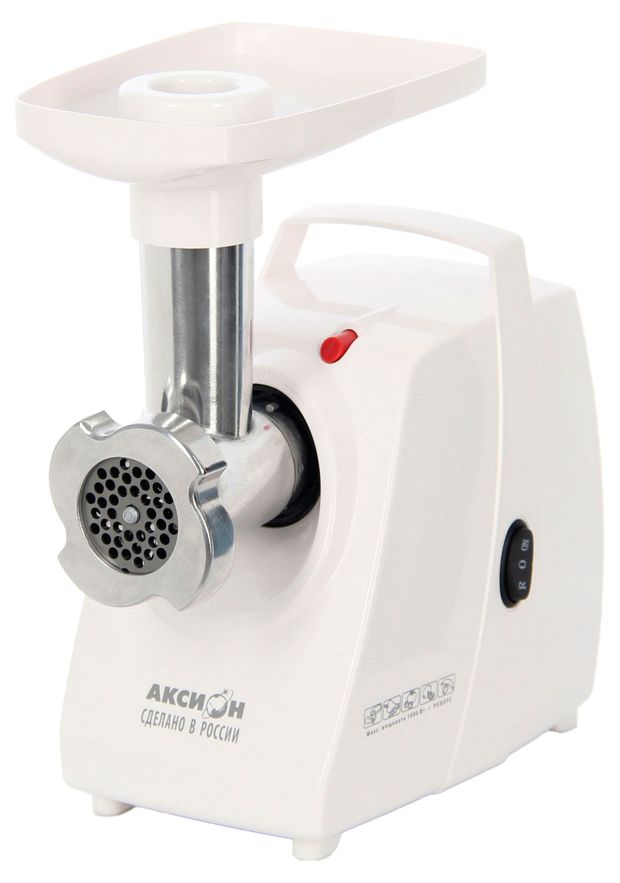 Мясорубка Аксион М33 2 насадки белая 5600₽