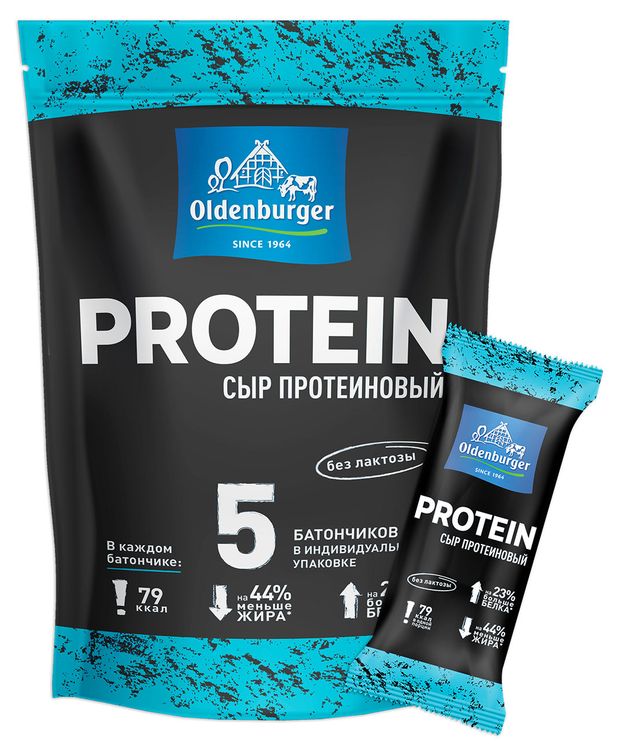 Сыр протеиновый Oldenburger батончики без лактозы 30% БЗМЖ, 150 г