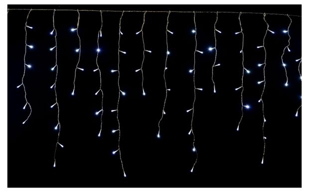 фото Гирлянда электрическая actuel бахрома 180 led холодный белый, 3х0,8 м
