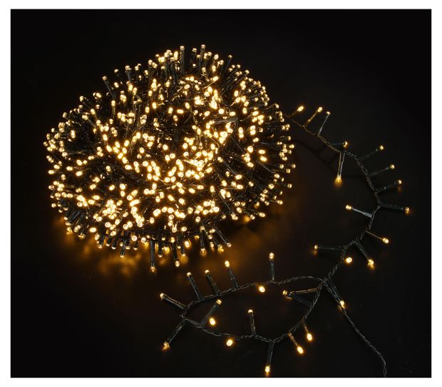 Гирлянда электрическая Actuel 1 500 LED теплый белый, 29,9 м