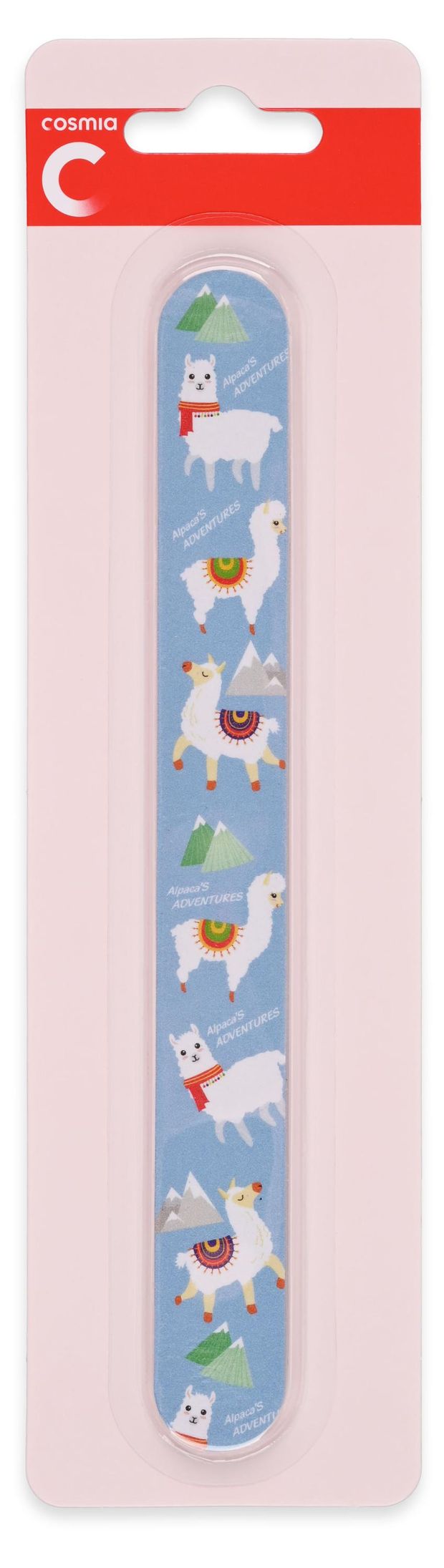 Пилочка для ногтей Cosmia Лама овальная, 1 шт