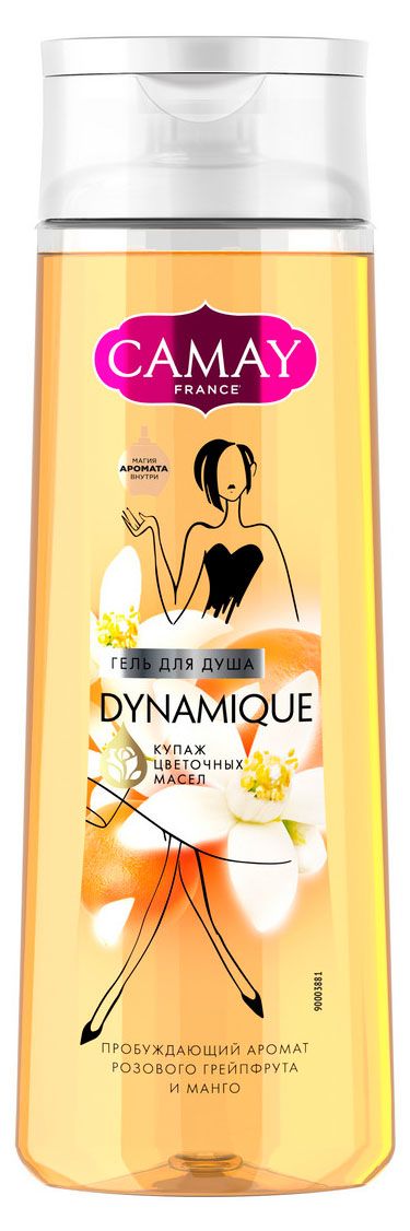 Гель для душа Camay Dynamique Grapefruit, 250 мл