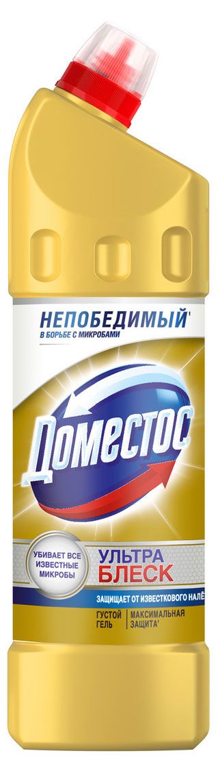 Чистящее средство для туалета Доместос Ультра блеск, 1 л
