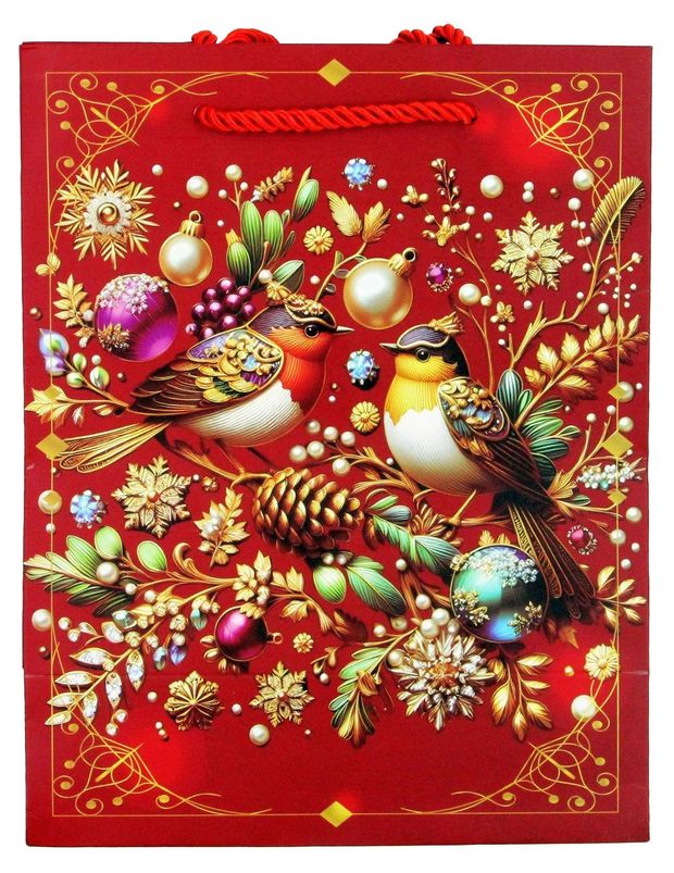 Пакет подарочный ArteNuevo бумажный 18х23х10 см 1 шт в ассортименте 105₽