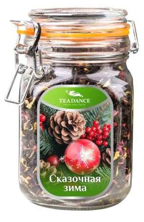 Чай зеленый Teadance Сказочная зима с добавлением натуральных ягод и цветов, 140 г