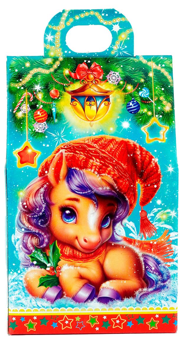 Подарок новогодний сладкий Мосупак Домик Милаш, 147 г