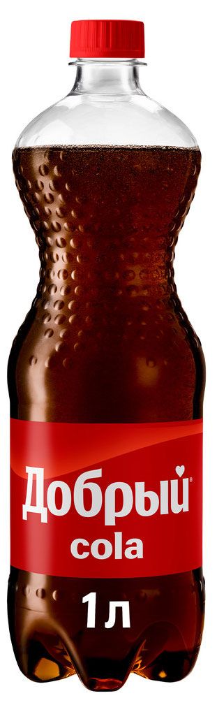 Напиток газированный Добрый Кола с пониженным сахаром 1 л 100₽