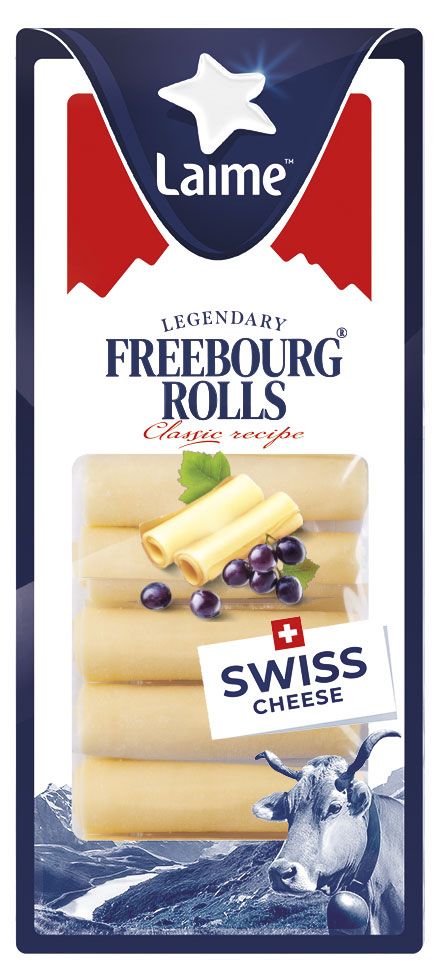 Сыр твердый Фрибург роллы Laime 49 БЗМЖ 100 г 710₽