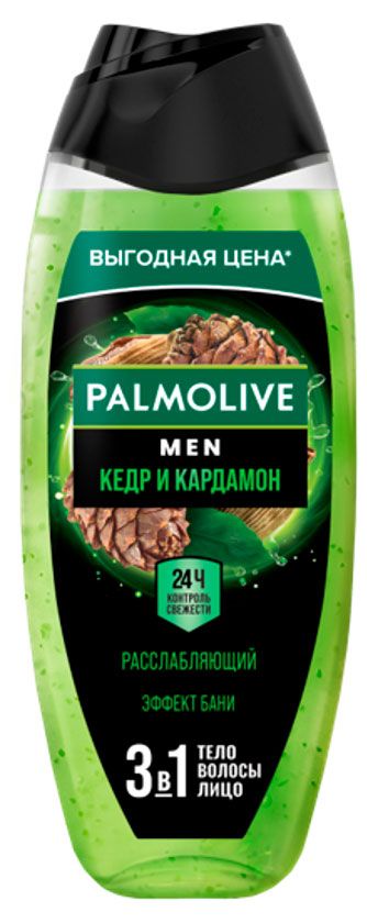Гель для душа Palmolive Men Расслабляющий кедр и кардамон, 500 мл