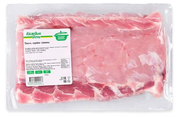 Мякоть корейки свинины Каждый день охлажденная 1 упаковка 23 кг 430₽
